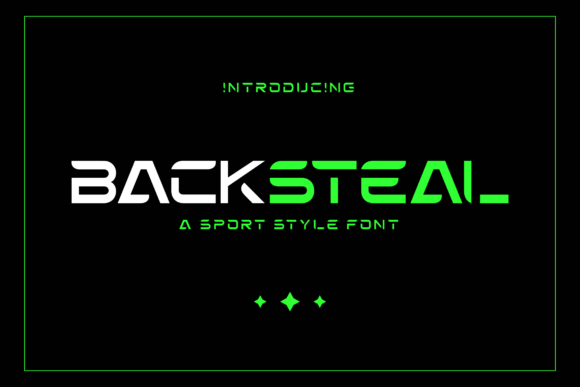 Backsteal: The Sport-Style Typeface for Bold Marketing