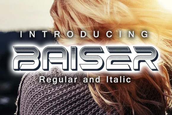 Baiser Typeface: A Modern Decorative Font for Editorial Design