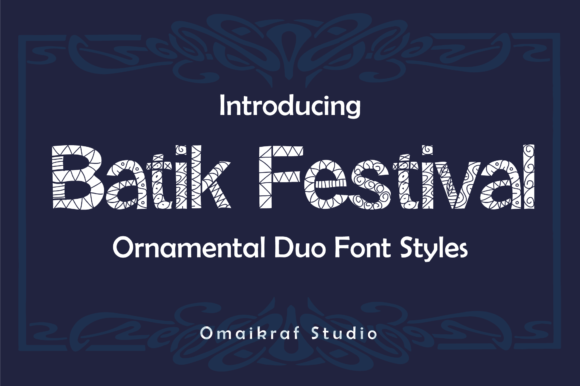 Batik Festival: The Decorative Font That Elevates Campaigns