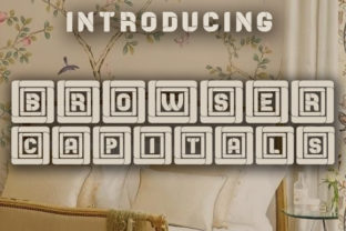 Browser Capitals: A Quirky Decorative Font for Bold Branding