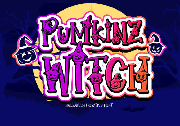 Build a Memorable Brand with the PumKinz Witch Typeface