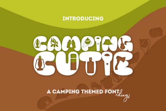 Camping Cutie: A Playful Typeface for Editorial Design