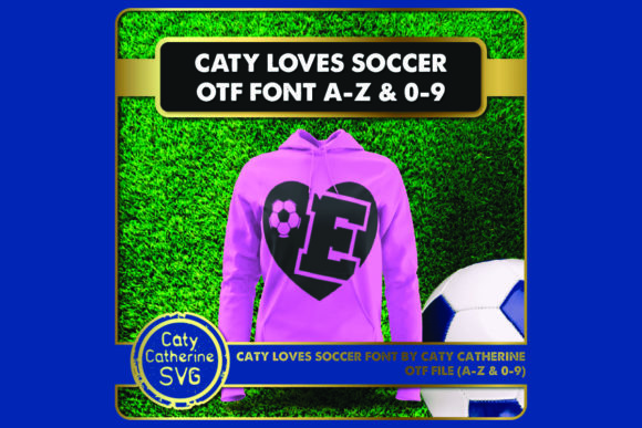 Caty Loves Soccer: A Playful Decorative Font for Web Headers