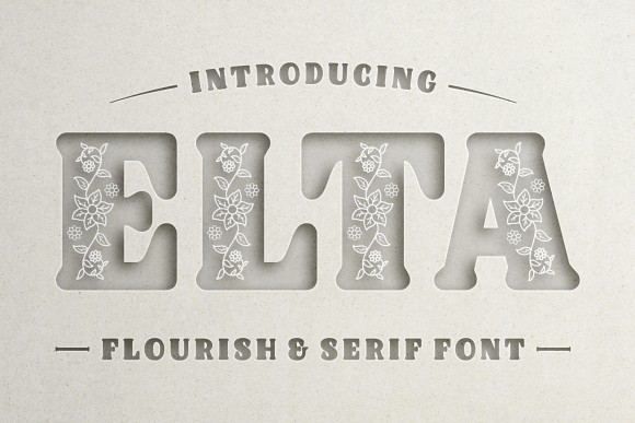 Elta: A Decorative Serif Font for Stronger Brand Identity