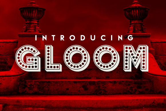 Gloom: A Neon Typeface for Bold Brand Identity