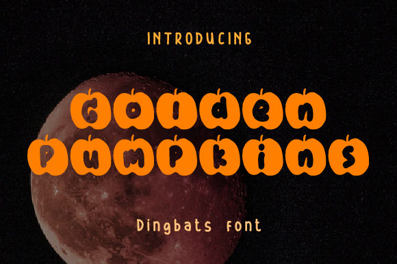 Golden Pumpkins: A Decorative Typeface for Fall Editorial Design