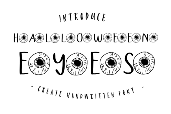 Halloween Eyes: The Perfect Decorative Font for Crafters