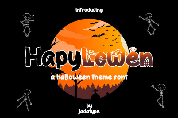 Hapy Lowen: The Spooky Display Font for Bold Campaigns