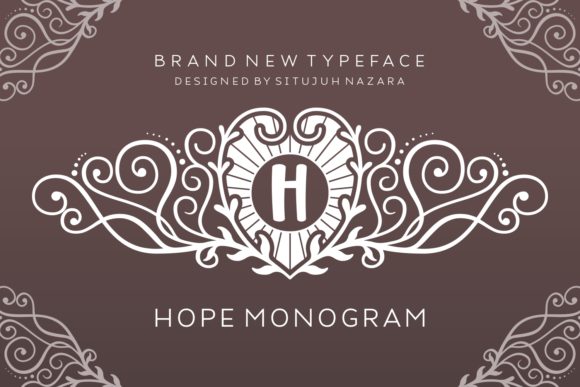 Hope Monogram: A Casual Typeface for Modern Branding