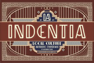 Indentia: An Art Deco Font for Modern Web Design
