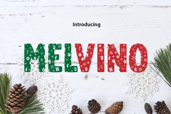 Melvino: A Playful Decorative Font for Editorial Joy
