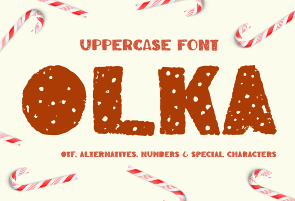 Olka: A Chunky Decorative Font for Bold Brand Identity