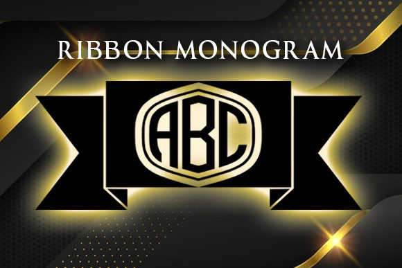 Ribbon Monogram: A Designer's Take on Decorative Branding