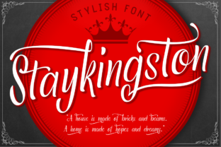 Staykingston: A Decorative Typeface for Modern Editorial Design
