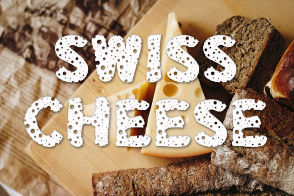 Swiss Cheese Font: A Playful Typeface for Bold Marketing