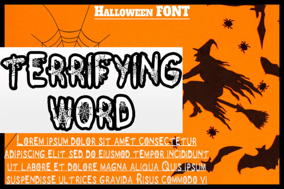 Terrifying Word Font: Spook Up Your Halloween Campaigns