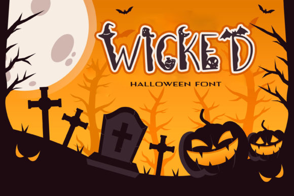 Wicked Graveyard: A Spooky Display Font for Editorial Design